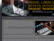 Tablet Screenshot of pedallabels.com